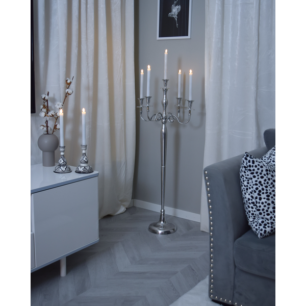 LED Antikljus 2-Pack Flamme Vit