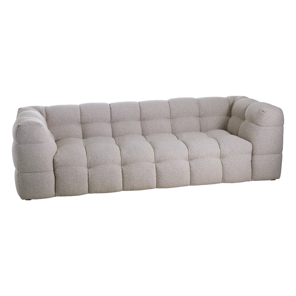 Soffa 3-Sits Kendall Beige bouclé