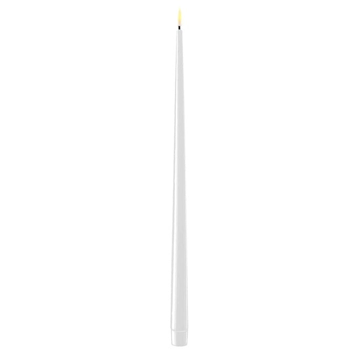 Middagsljus Led, De Luxe Home Art, Vit-2pack 38 cm