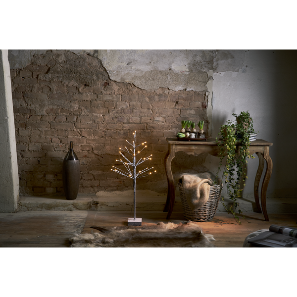 LED Dekorationsträd Snowfrost Tree White