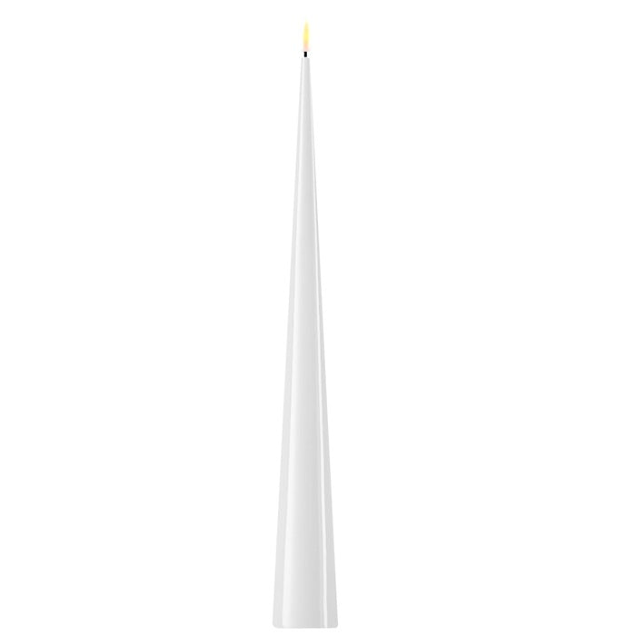 Konformade Ledljus De Luxe Home Art, Vit 38 cm