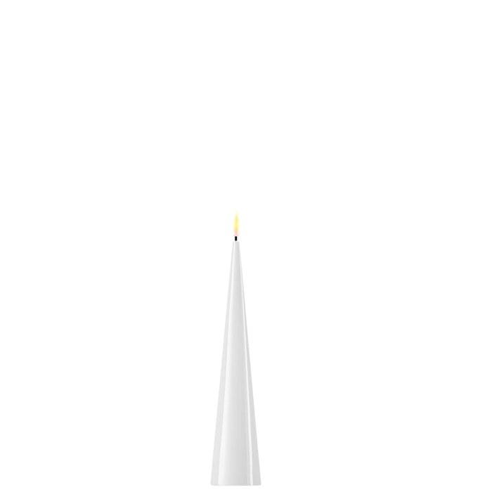 Konformade Ledljus De Luxe Home Art, Vit 28 cm