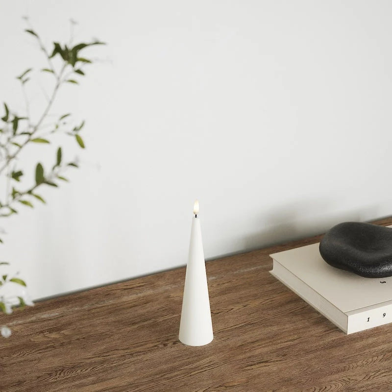Konformade Ledljus De Luxe Home Art, Vit 20 cm