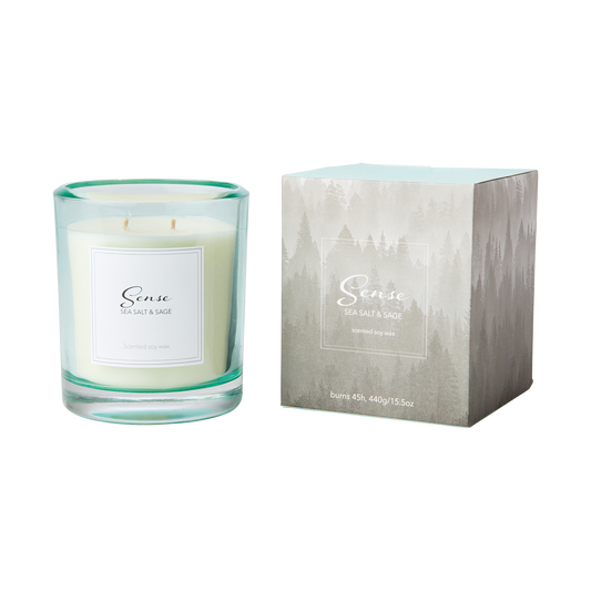 SENSE Doftljus Sea salt & sage